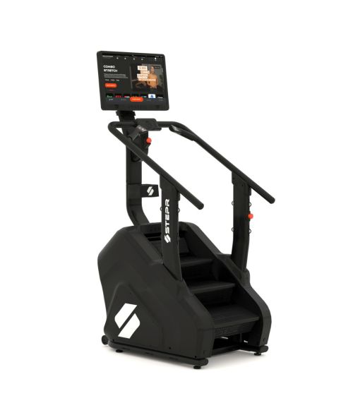 Escaladora STEPR PRO+ con Pantalla Táctil HD de 27”